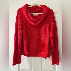 Red Knit Sweater Size M
